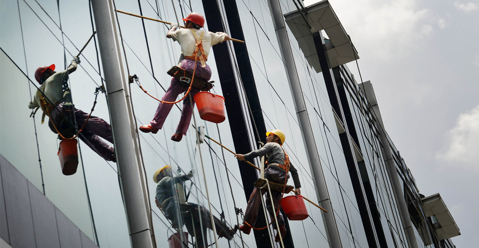 萬達廣場外立面為之煥然一新